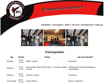 Tablet Screenshot of kickboxen-tutzing.de